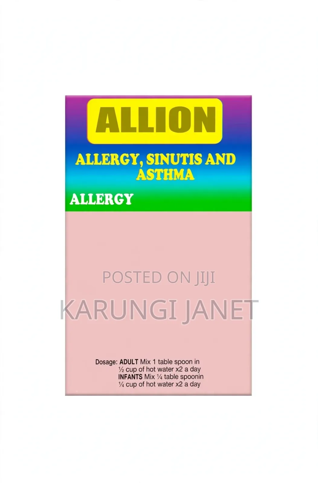 Allion for Allergy, Sinus and Asthma