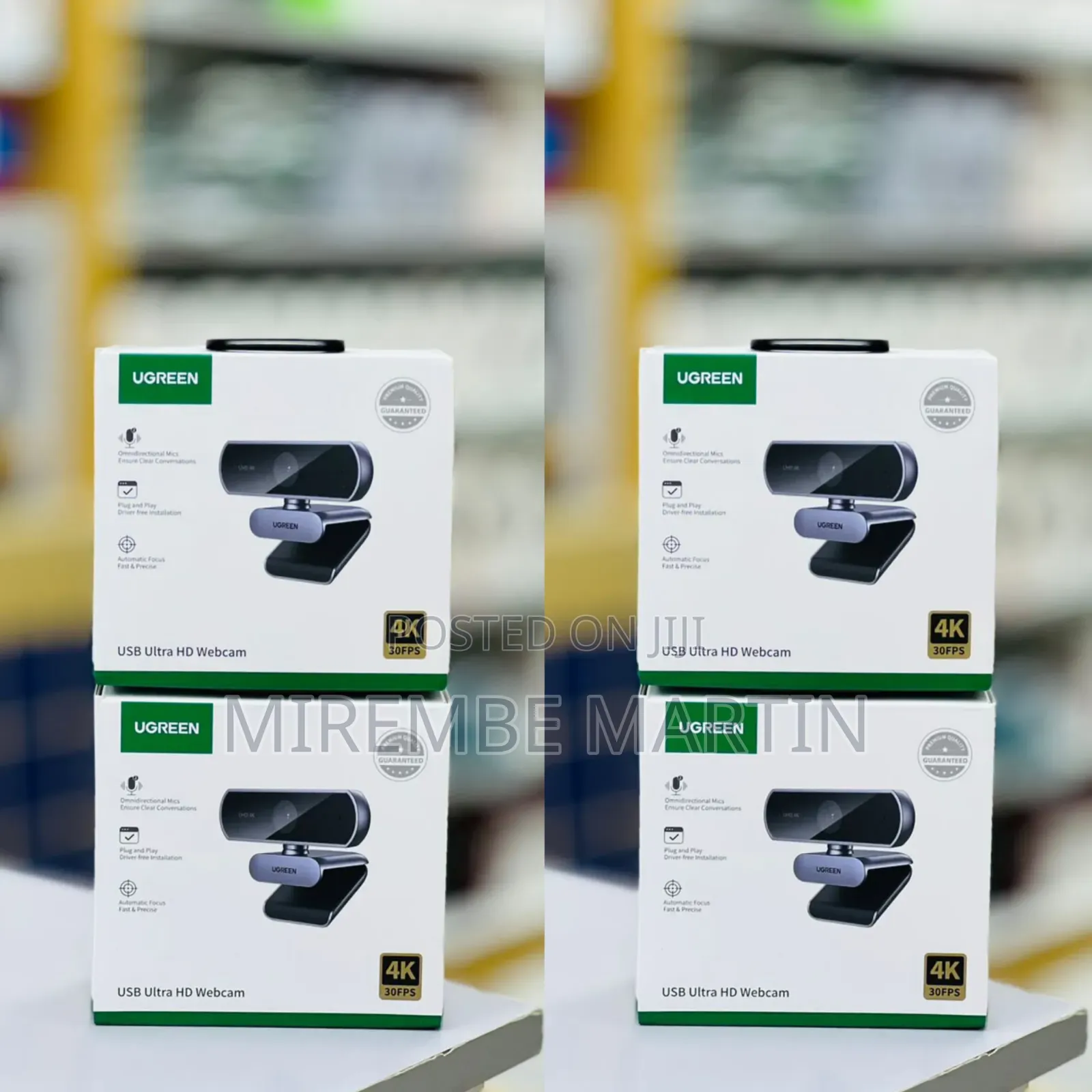 Ugreen USB Ultra Hd 4k Webcam
