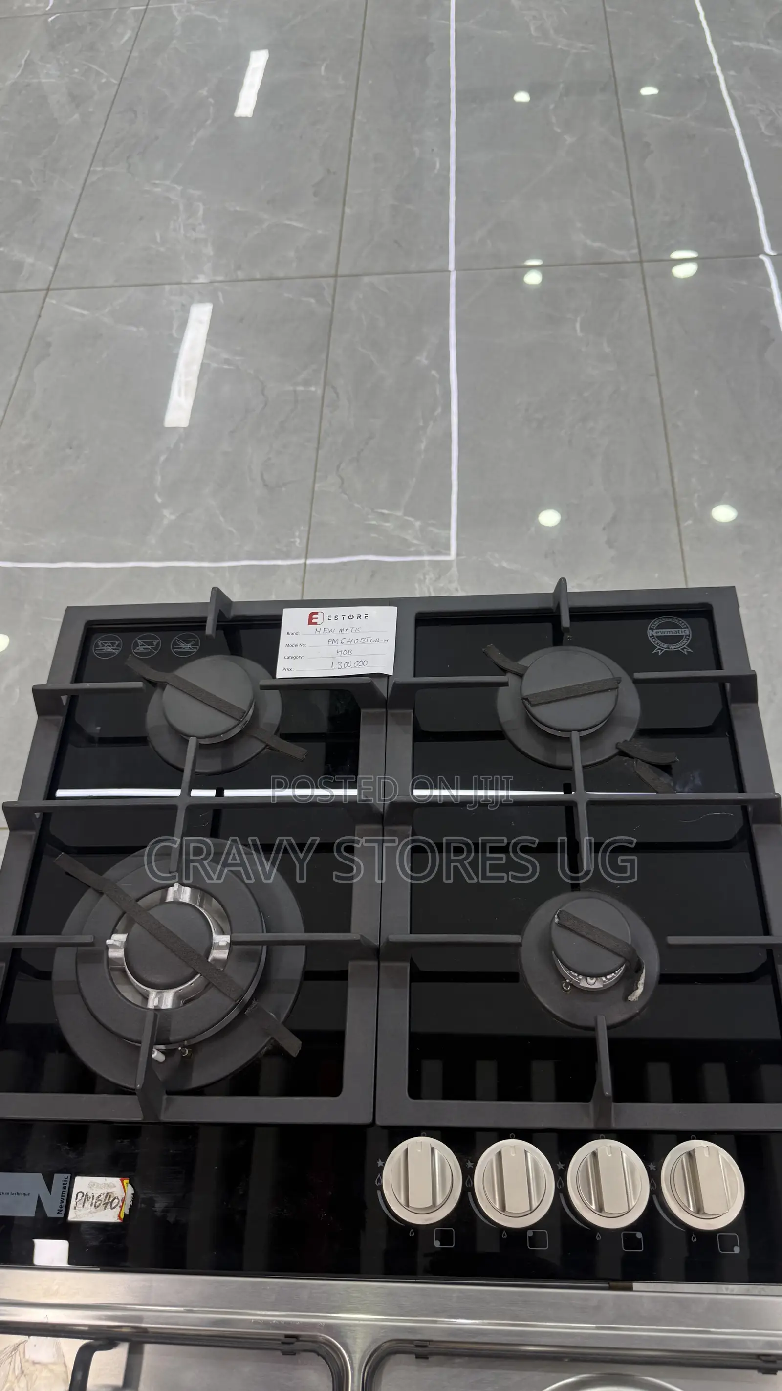NewMatic 640stgb-M Built-in Gas Hob With 4 Gas Plates