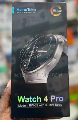 Haino Teko Germany Watch 4 Pro RW-32 With AMOLED Curved Glass Screen