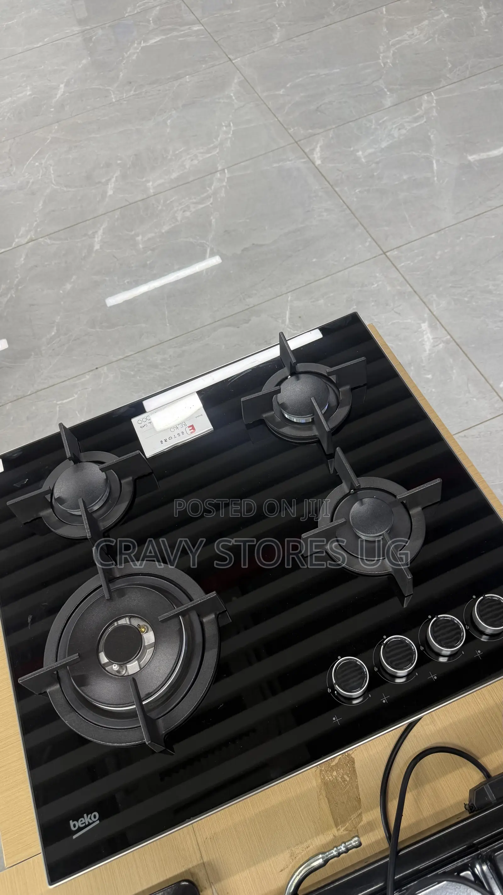 Beko 4222S Built-in Gas Hob With 4 Gas Plates
