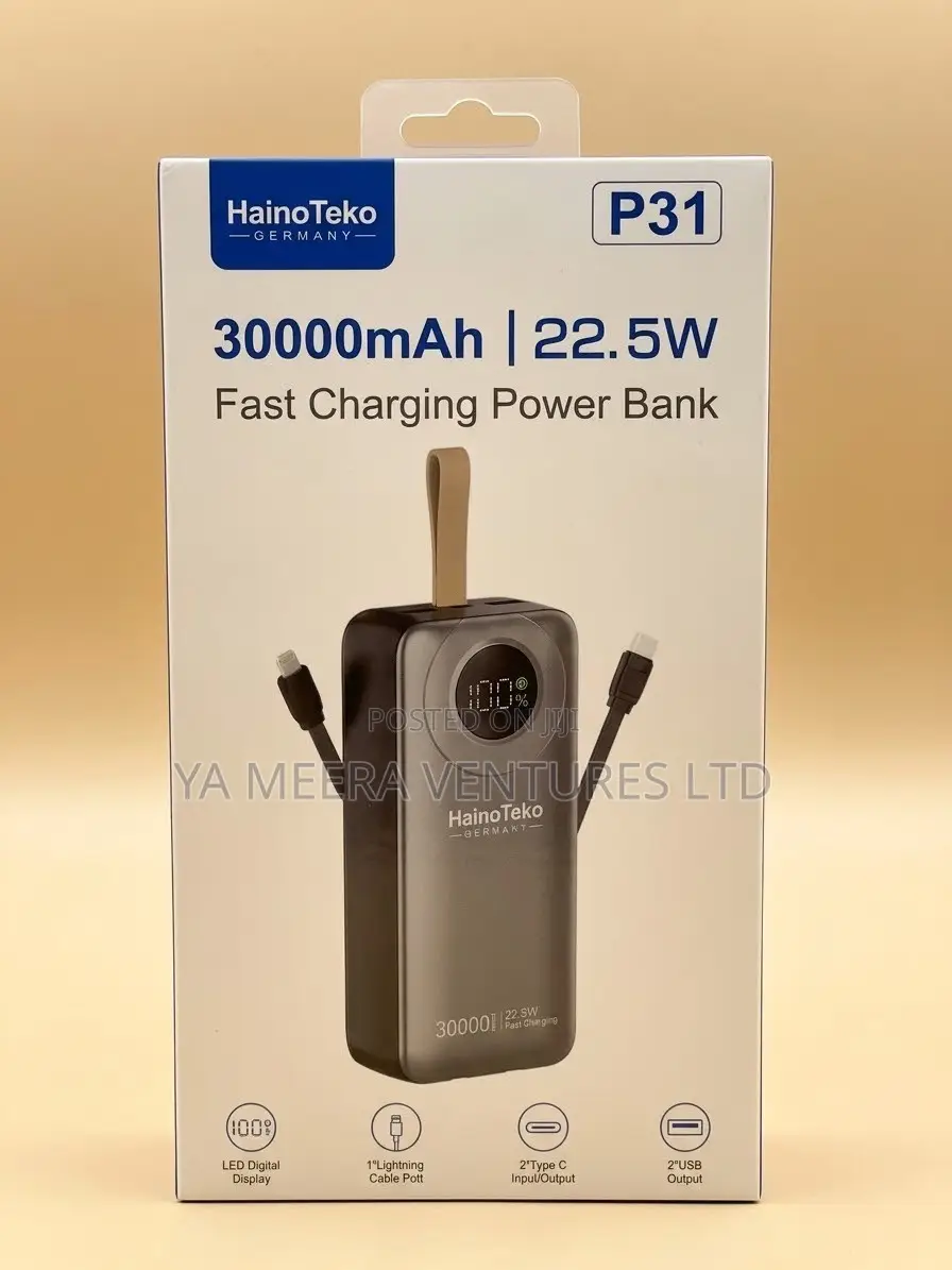 Haino Teko P31 30000mAh /22.5w, Fast Charging Power Bank