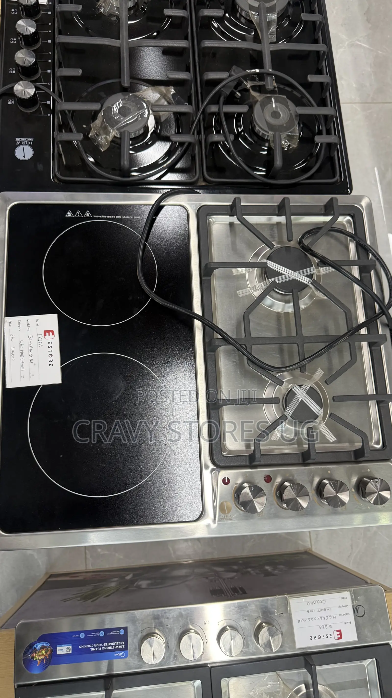 IQRA KH4080ES Built Hob in With 2 Ceramic Induction