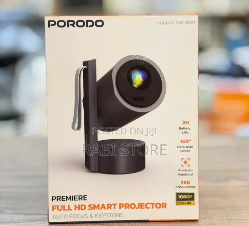 Rechargedable Smart Projector, Porodo