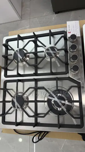 IQRA 40025 60by60Cm Metallic Gas Hob With 4 Gas Plates & Auto Ignition