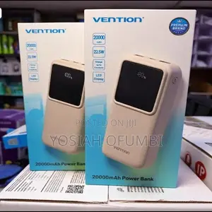 Vention 20000mAh Power Bank-White 22.5W