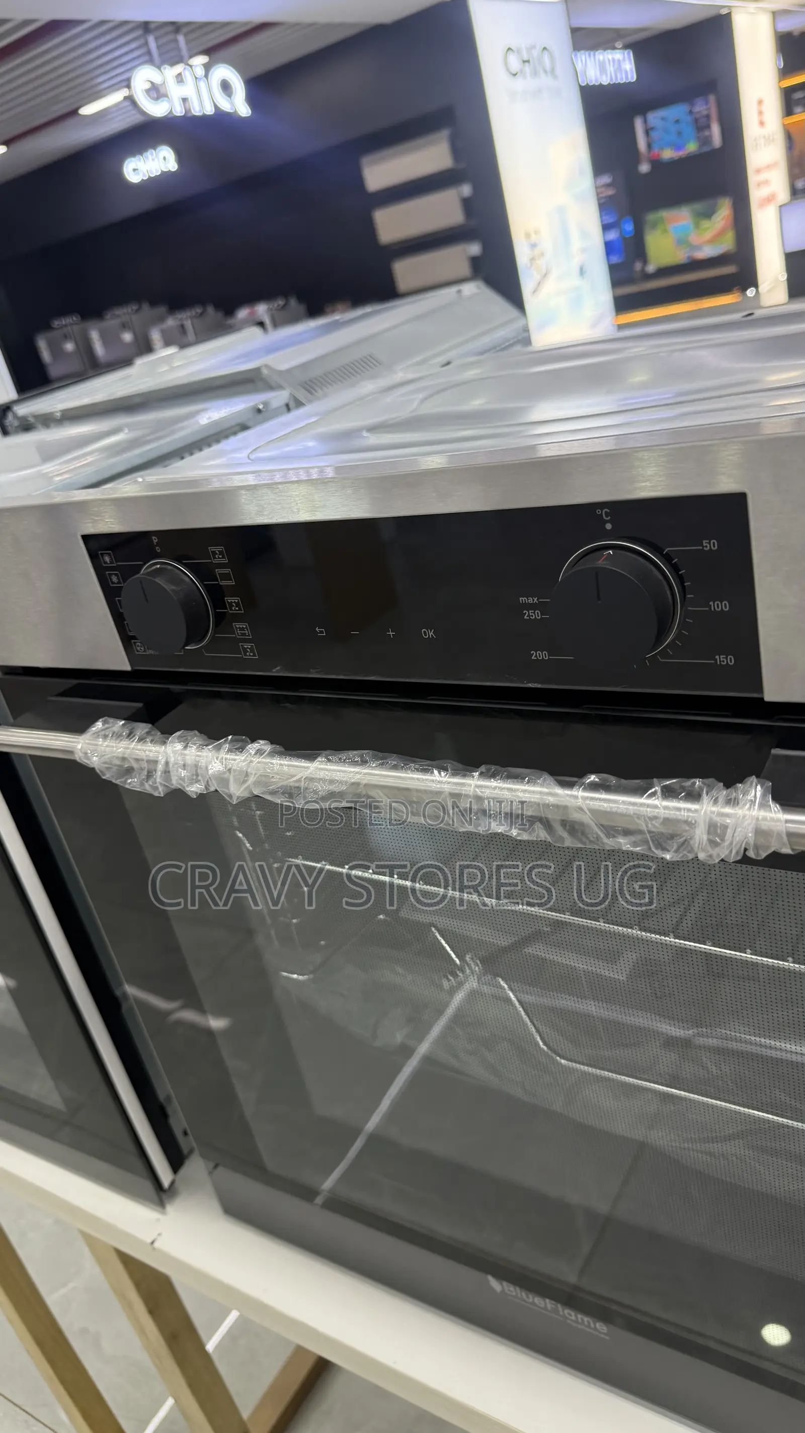 Blueflame QXELG662C 60cm Electric Built-in Oven With Rotisserie & Fan