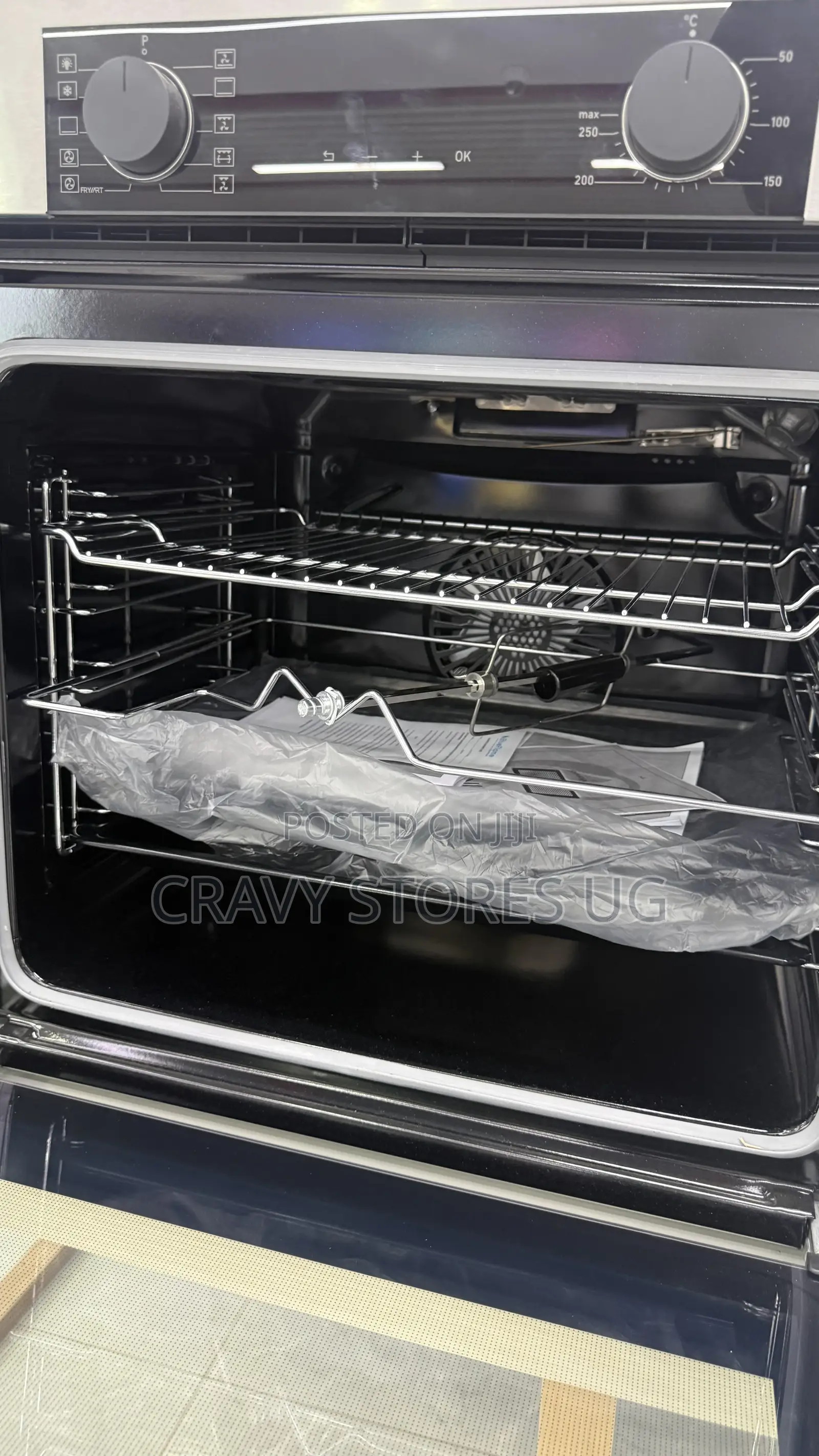 Blueflame QXELG662C 60cm Electric Built-in Oven With Rotisserie & Fan