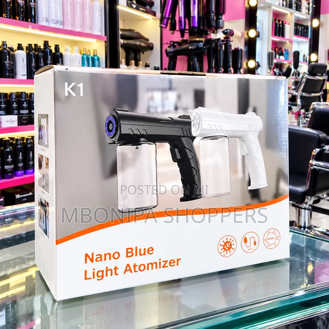 K1 Nano Blue Light Atomizer – Professional Salon & Beauty Sprayer