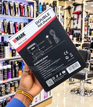WMARK Double Foil Shaver – 2-Blade Professional Electric Shaver
