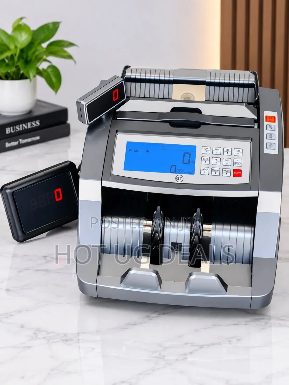 Bill Counter Machine With UV/MG/MT/IR Counterfeit Detection