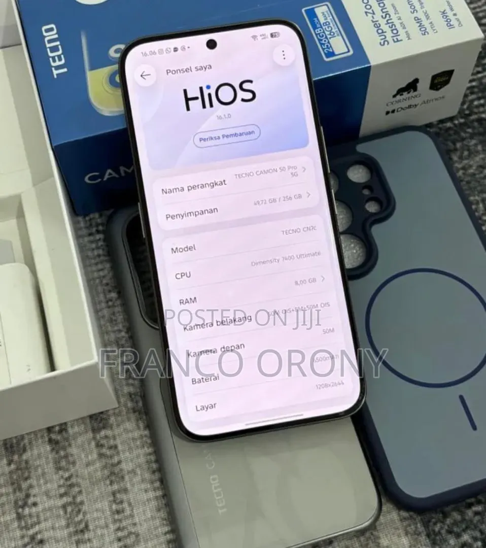 New Tecno Camon 50 Pro 256 GB Black