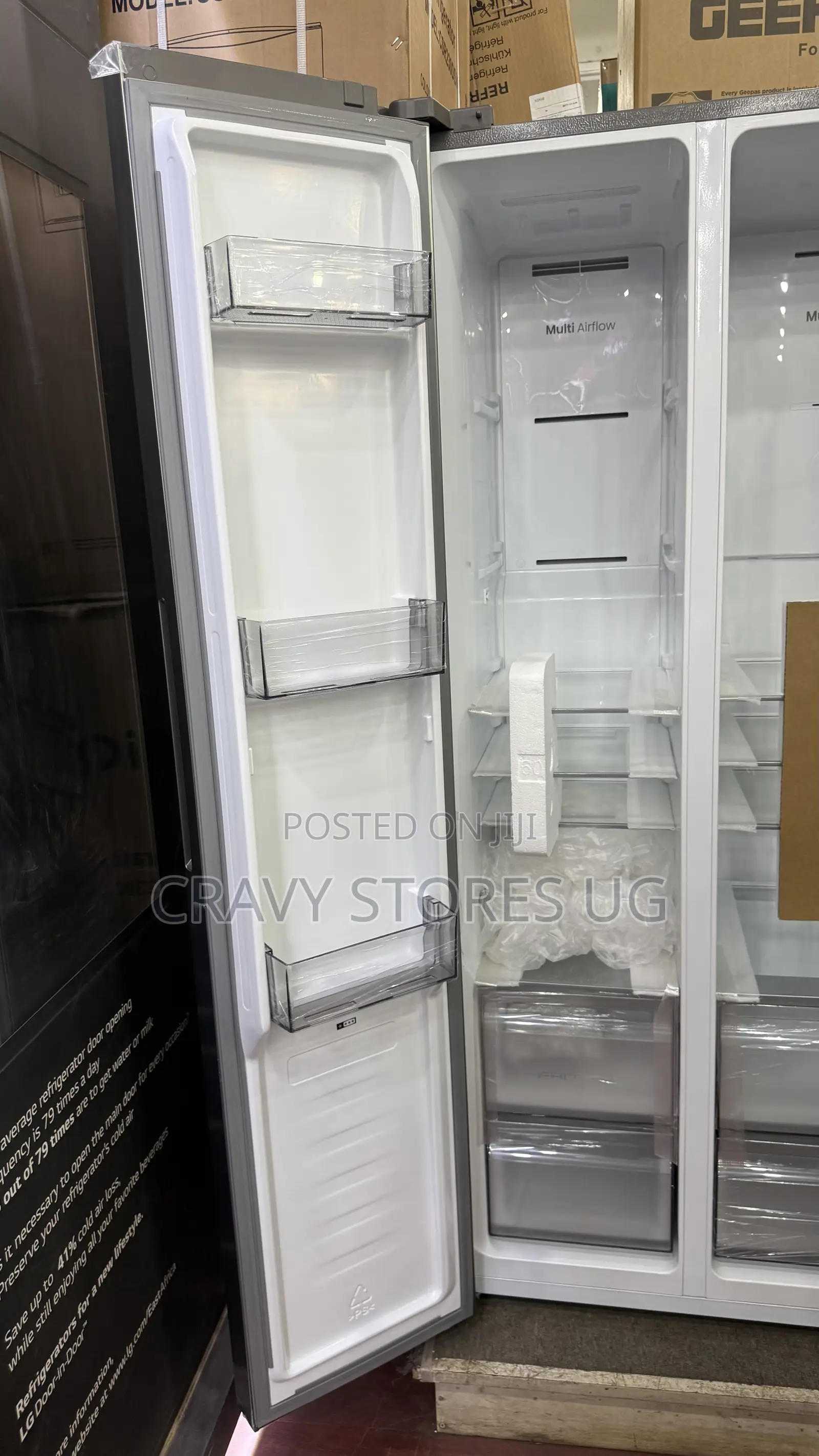 Hisense 750L Side by Side Fridge With Dispenser