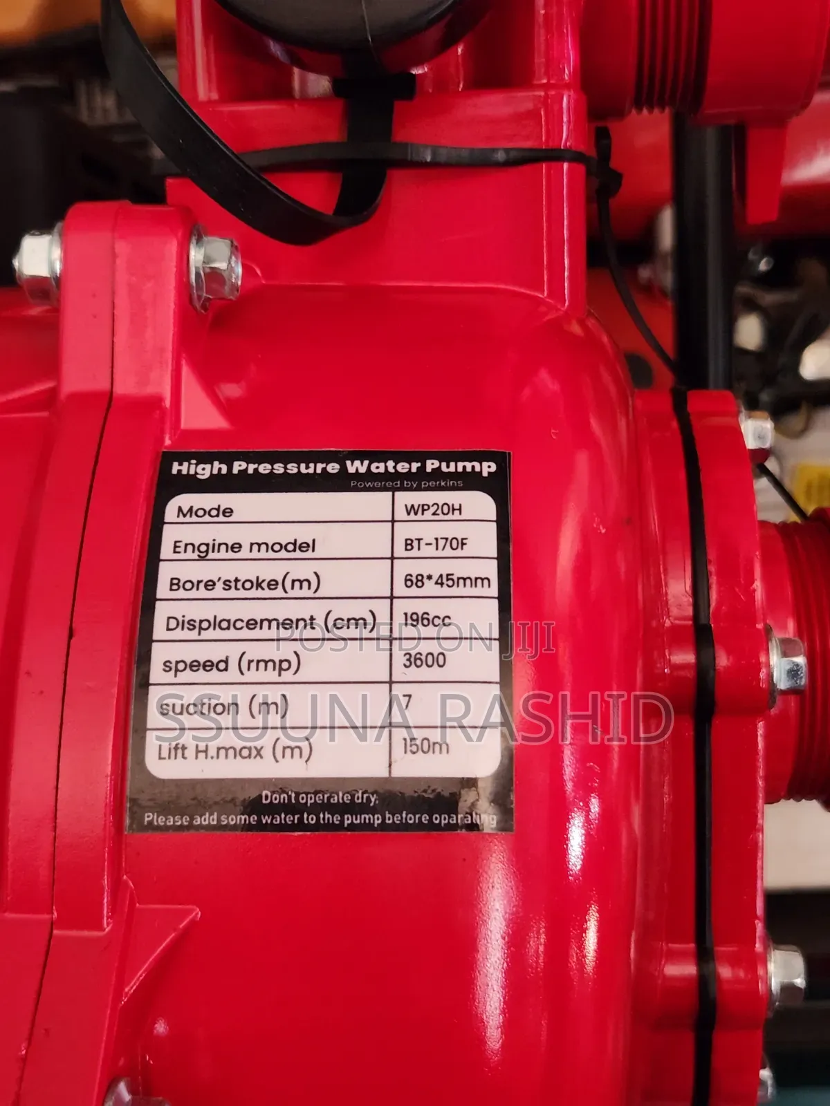 High-Pressure Waterpump Petrol