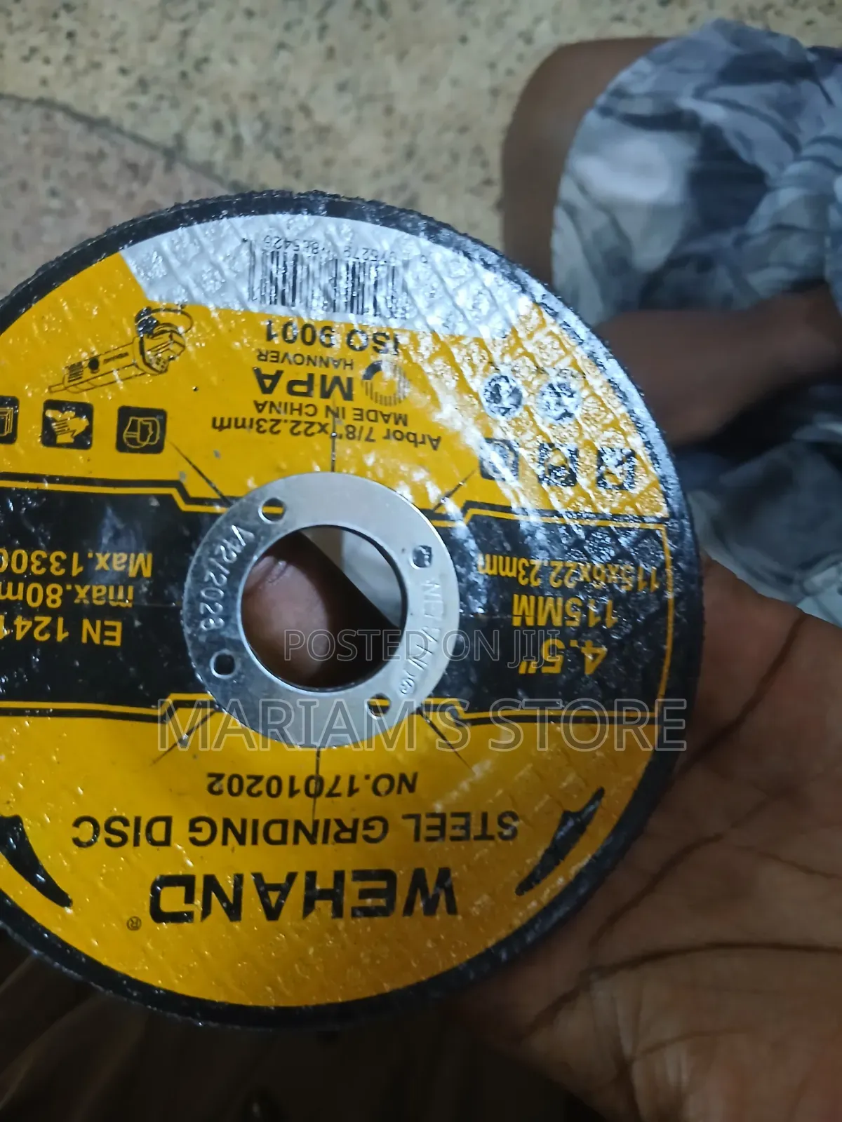 Wehand Steel Grinding Disc (4.5" / 115mm Size)