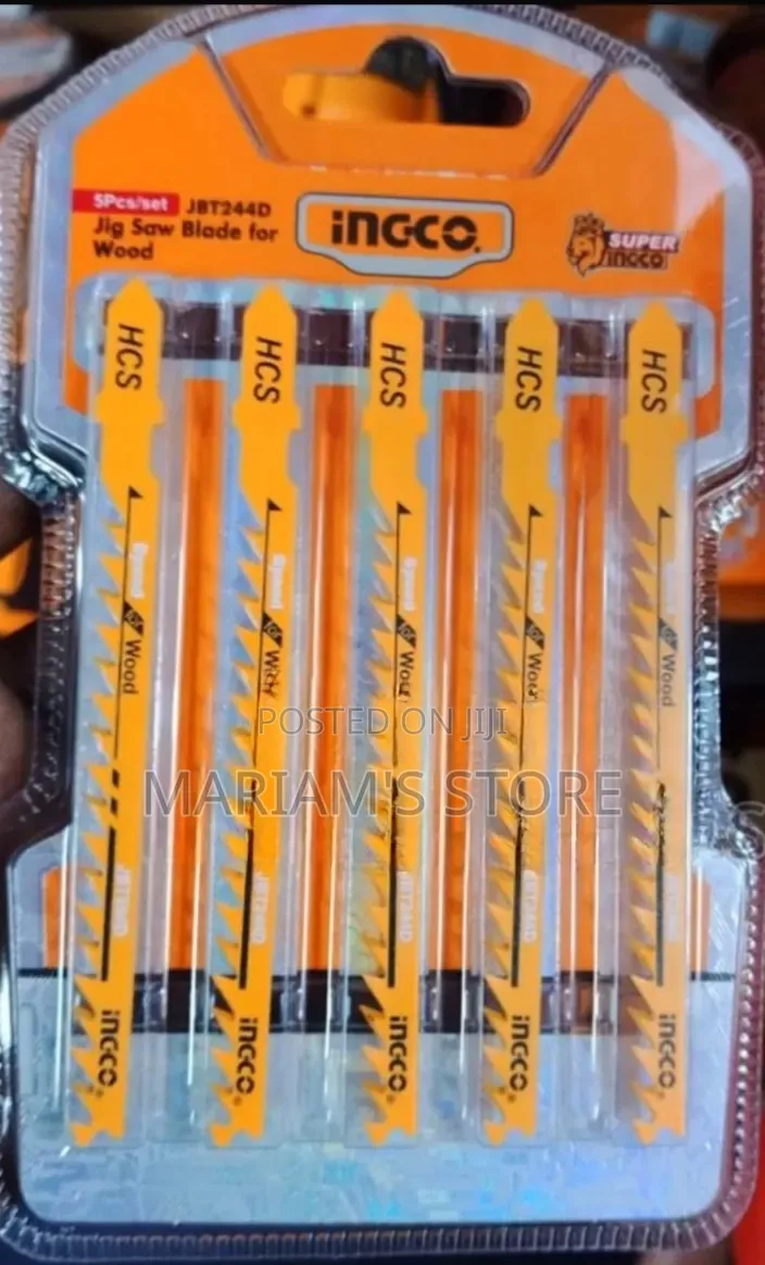 Ingco Jigsaw Blade Set for Wood 5pcs