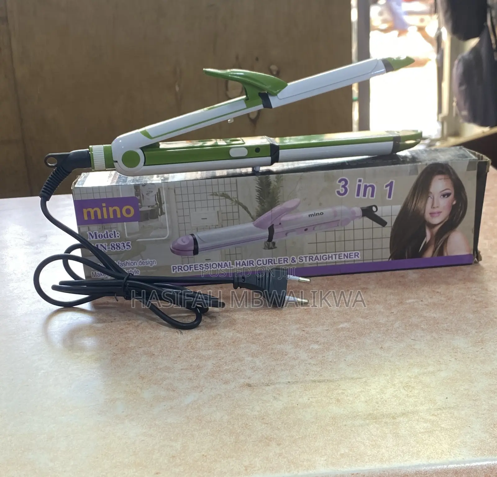 Hair Curler & Straightener 3 in 1