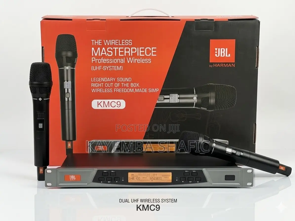 JBL KMC9 Professional Dual UHF Wireless Microphone System
