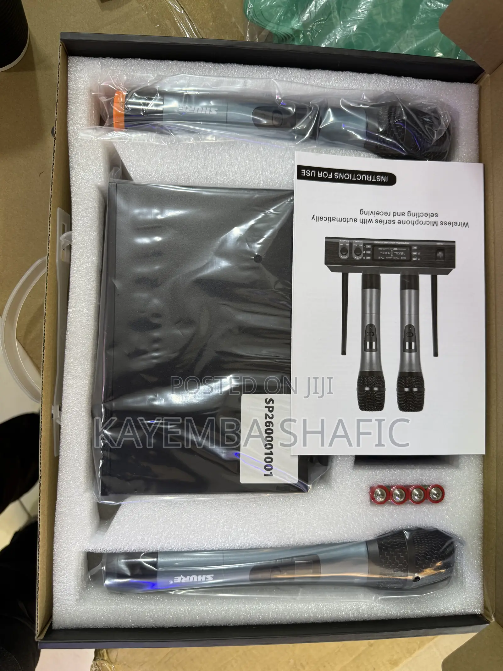 Shure U-3600 Professional Wireless Microphone System