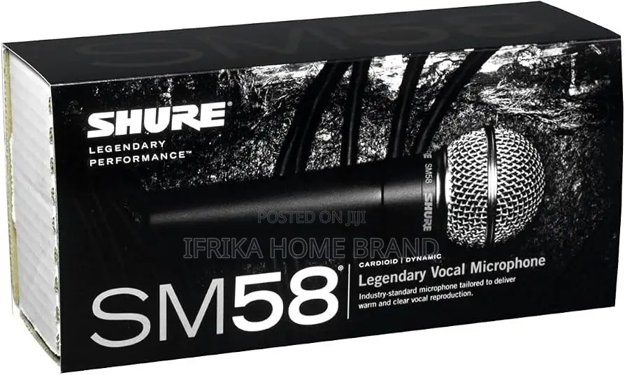 Shure Shure SM58 Cardioid Vocal Microphone & Pig Hog Mic Cable