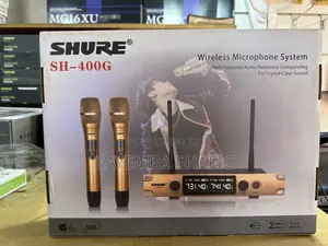 • Shure SH-400G Professional Dual Wireless Microphone System