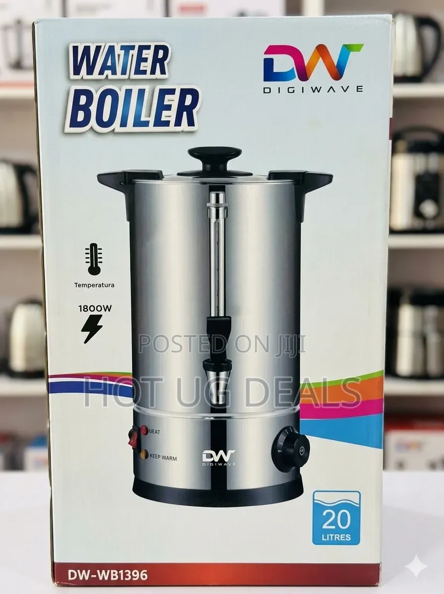 DW 20L Commercial Water Boiler (1800W, Stainless Steel) | DW-WB1396