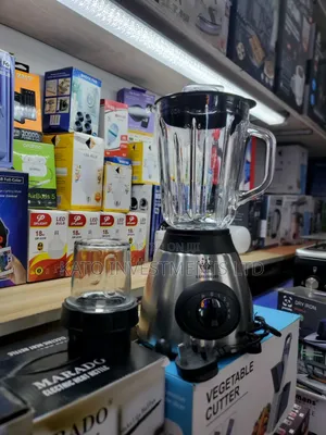 Luxtrend 2-in-1 Electric Countertop Blender With a Glass Jug