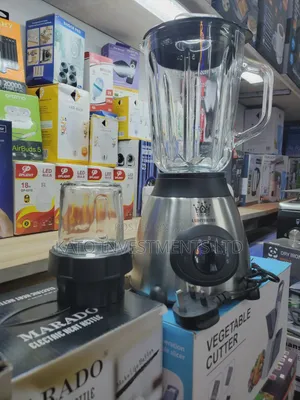 Luxtrend 2-in-1 Electric Countertop Blender With a Glass Jug