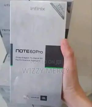 New Infinix Note 60 Pro 256 GB Silver