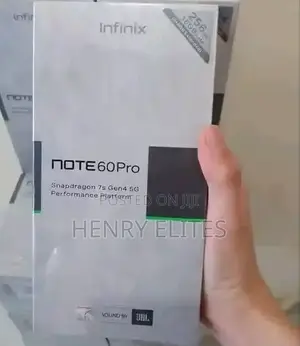 New Infinix Note 60 Pro 256 GB Silver