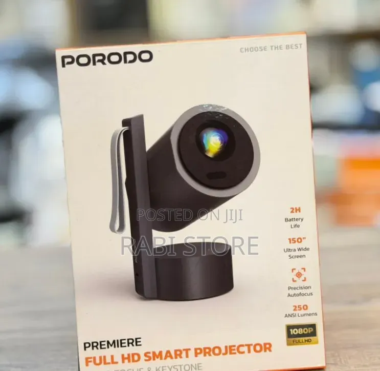 Rechargedable Smart Projector, Porodo