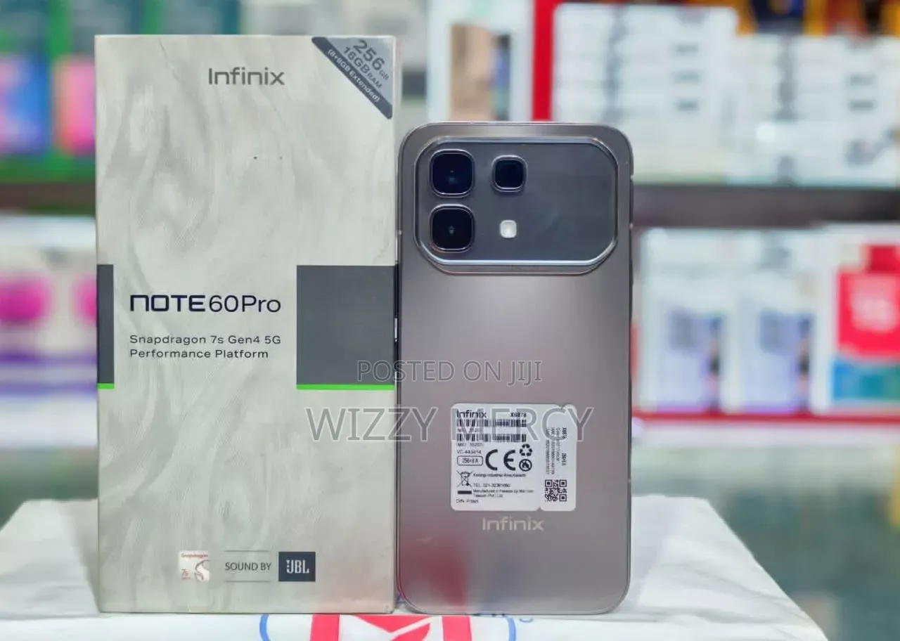 New Infinix Note 60 Pro 256 GB Silver