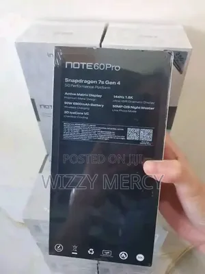 New Infinix Note 60 Pro 256 GB Silver