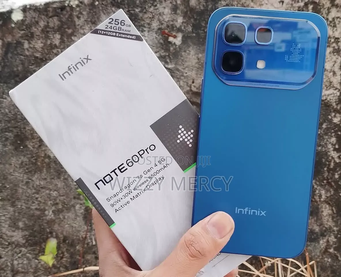 New Infinix Note 60 Pro 256 GB Blue
