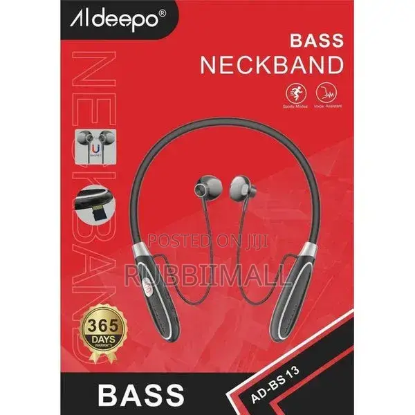 Aldeepo Ad-Bs13 Wireless Sports Neckband Headphones