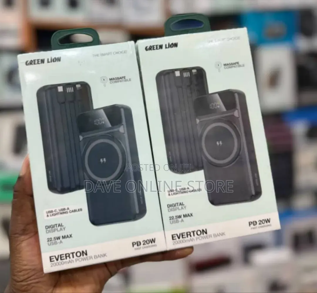 Green Lion Everton 20000mAh Power Bank PD 20W