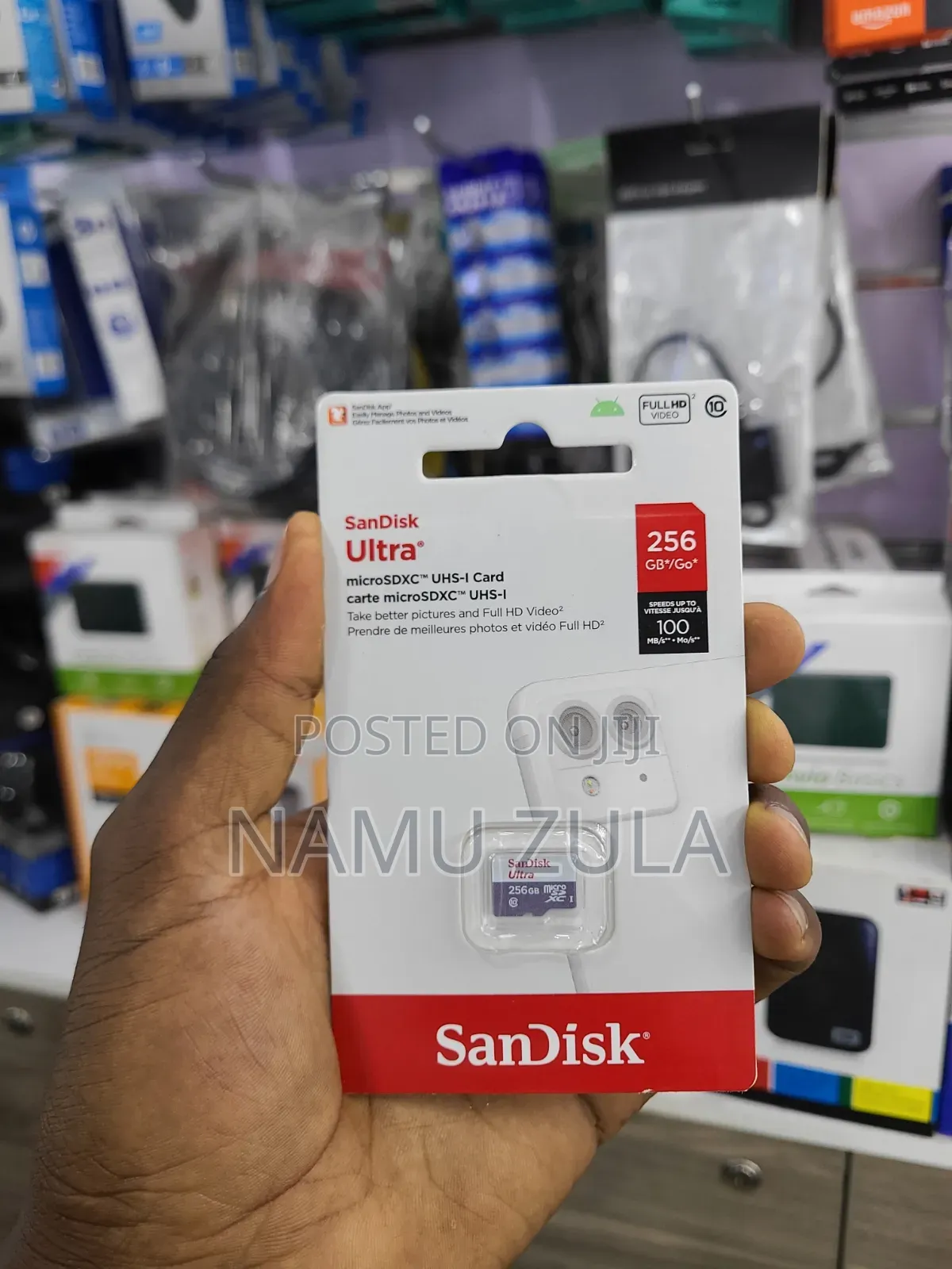 SanDisk Memory 256gb Original Available