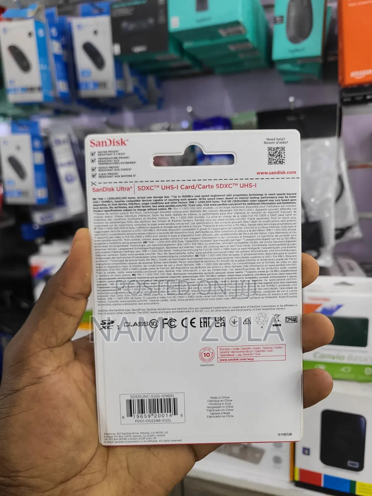 SanDisk Memory 256gb Original Available