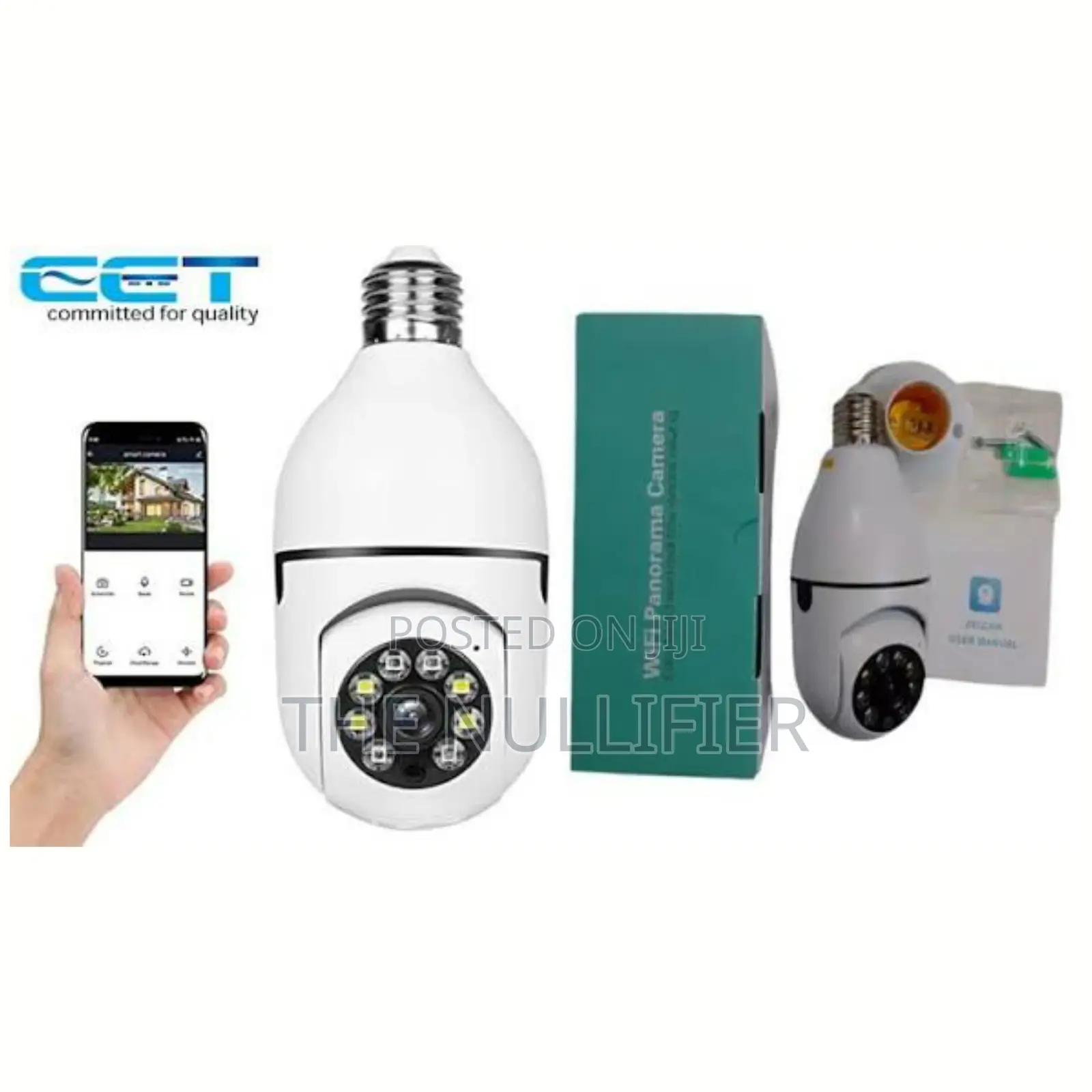 Wireless CCTV Spy Bulb Camera