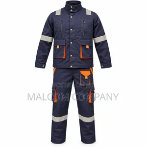 Industrial Workwear Uniform Set With Reflective Strips | Uganda