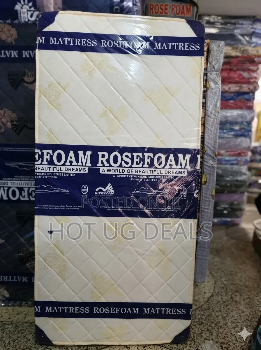 4x6 6Inch Rosefoam High Density Mattress - Multicolor