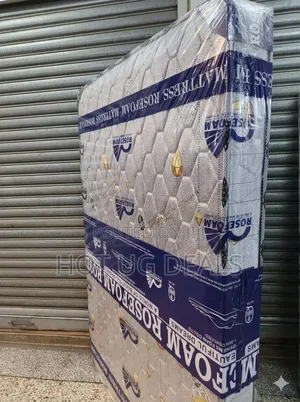 4x6 6Inch Rosefoam High Density Mattress - Multicolor