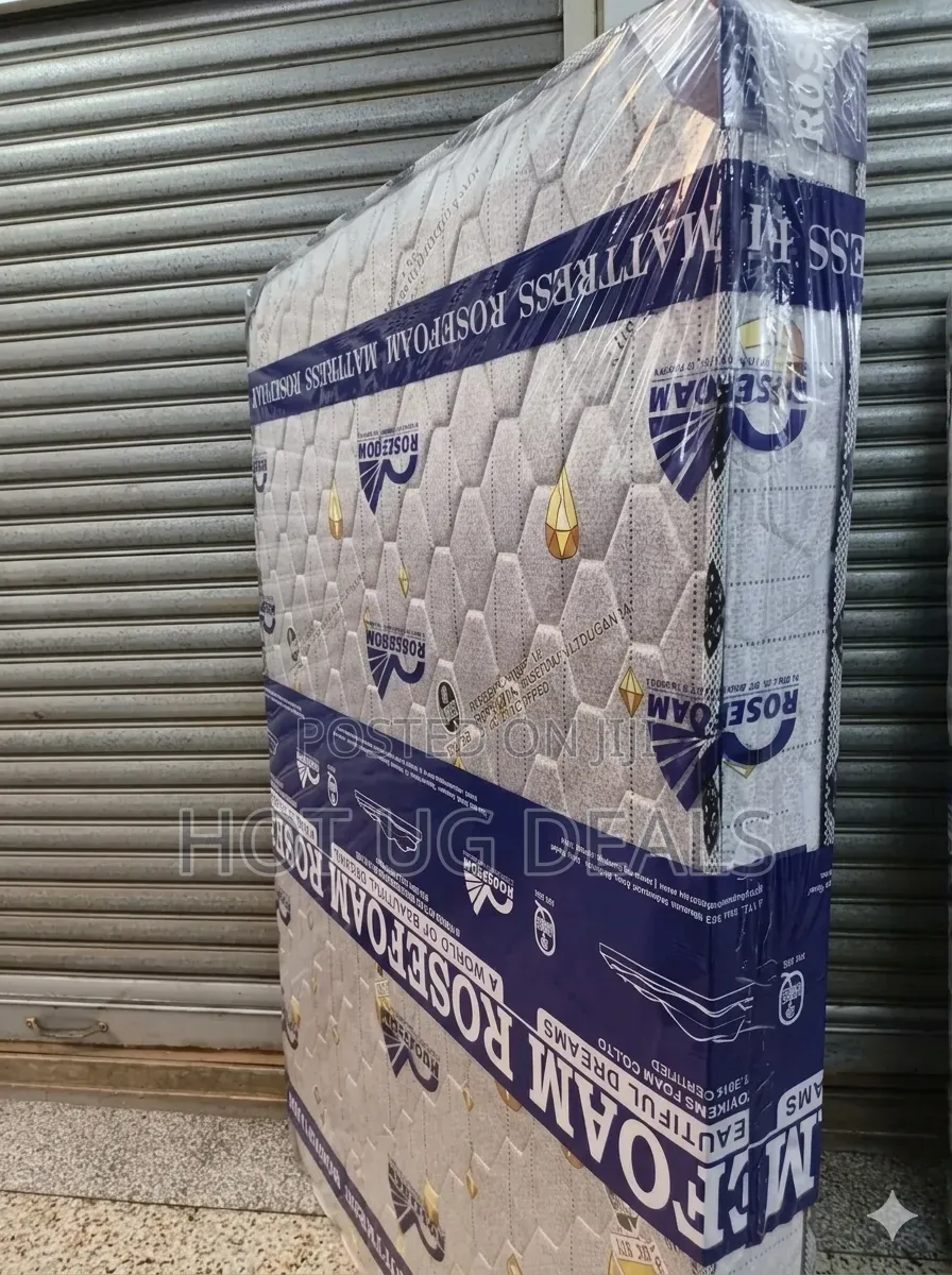 4x6 6Inch Rosefoam High Density Mattress - Multicolor