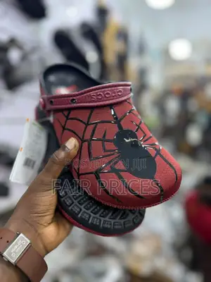 Original Spider Crocs Black Red