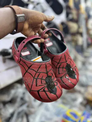 Original Spider Crocs Black Red
