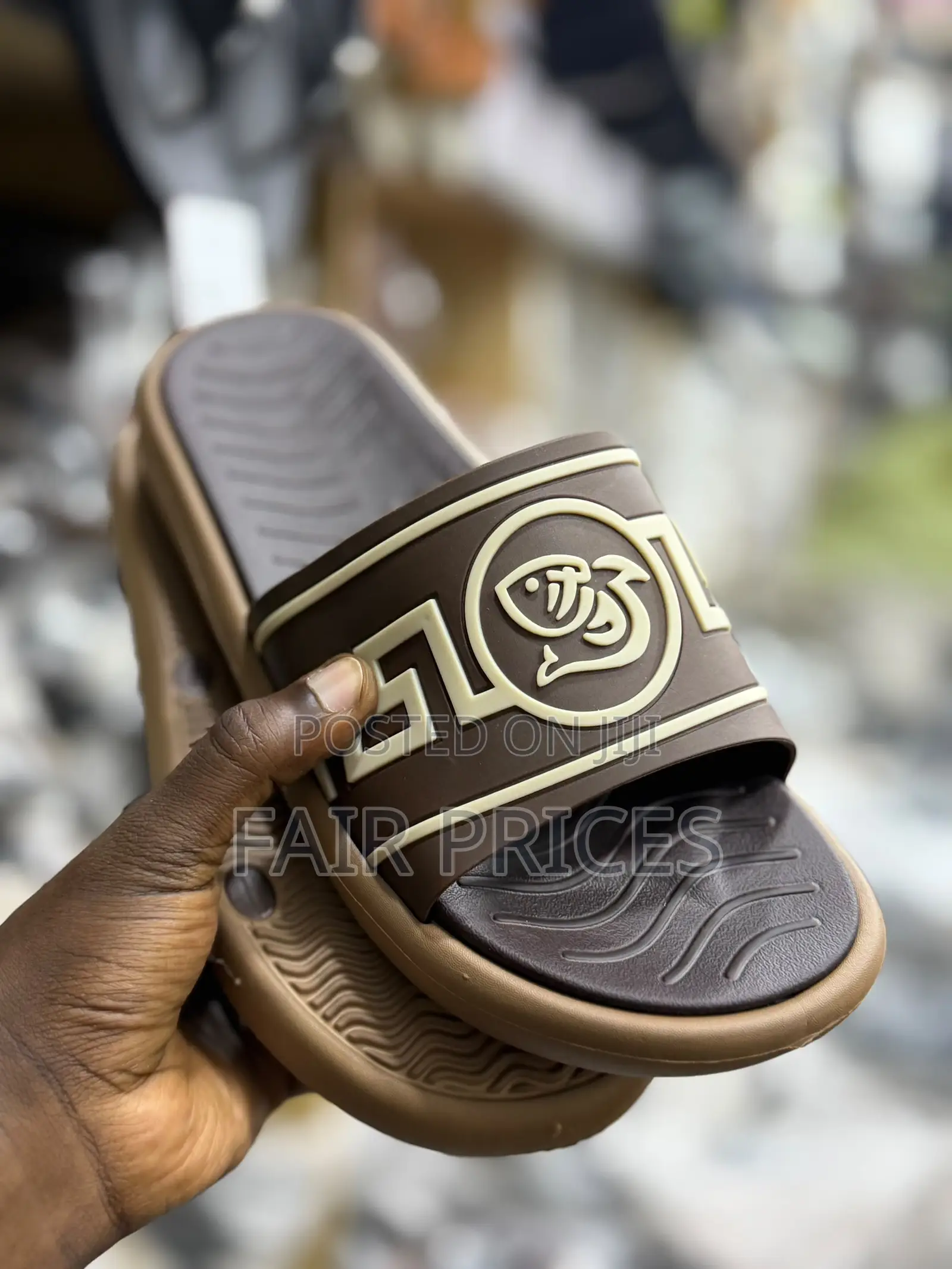 Waterproof Loufu Crocs Black