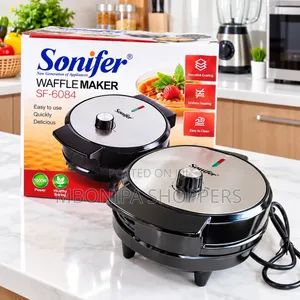 Sonifer SF-6084 1000W Electric Waffle Maker –Non-Stick & Easy to Clean