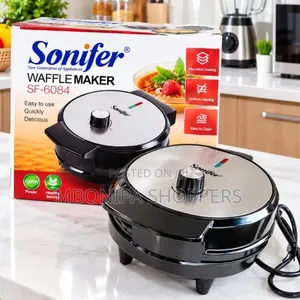 Sonifer SF-6084 1000W Electric Waffle Maker –Non-Stick & Easy to Clean