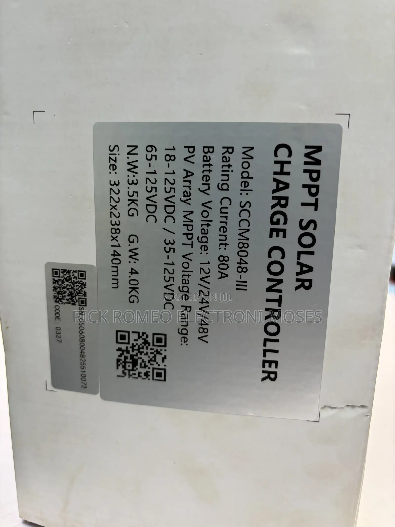 80A MPPT Charging Controller Felicity