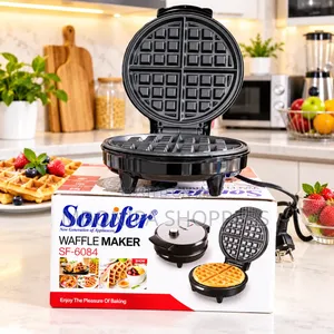 Sonifer SF-6084 1000W Electric Waffle Maker –Non-Stick & Easy to Clean